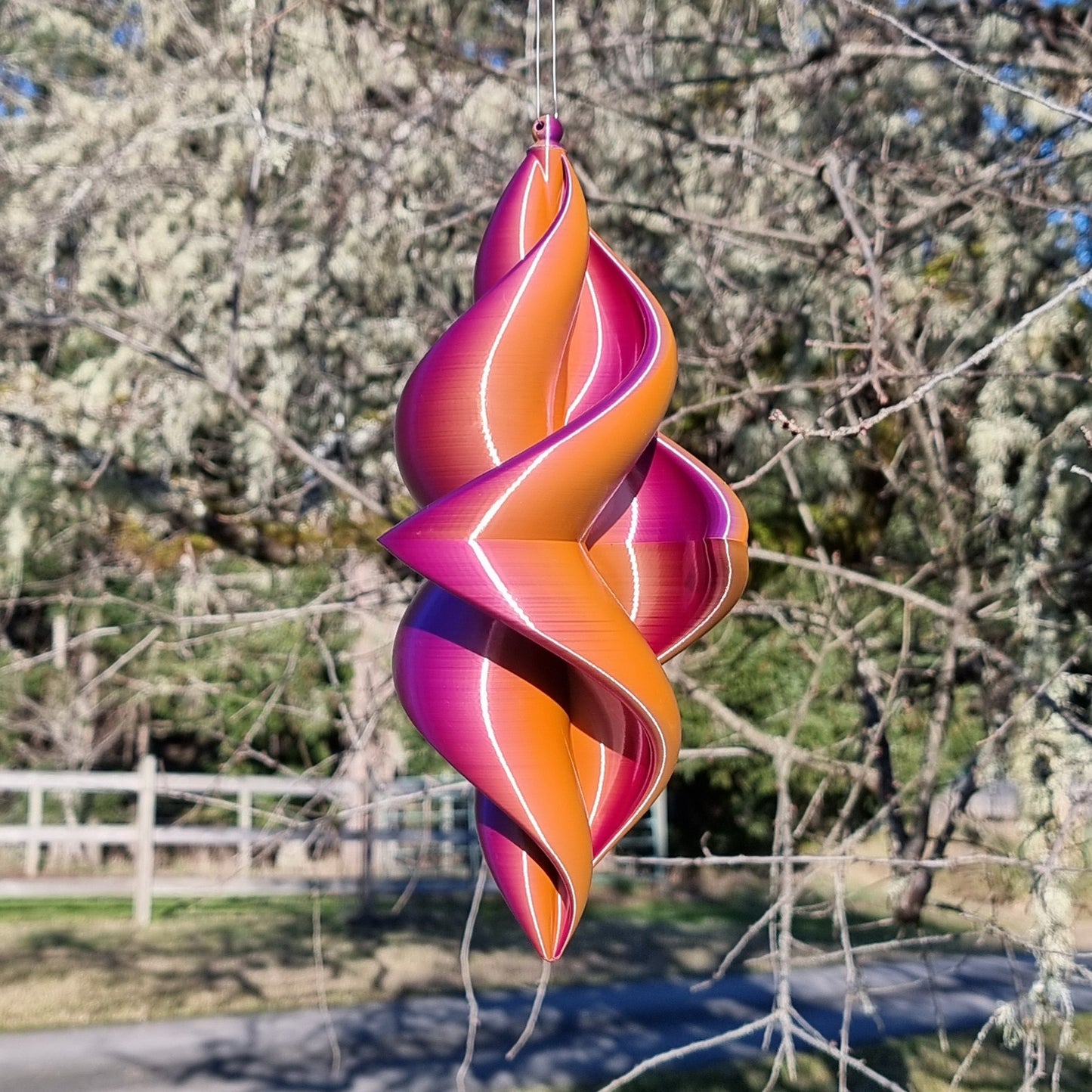 Duality Spinner - Medium - Garden Ornament - Kinetic Wind Decor - Unique Gift - Bright & Colorful