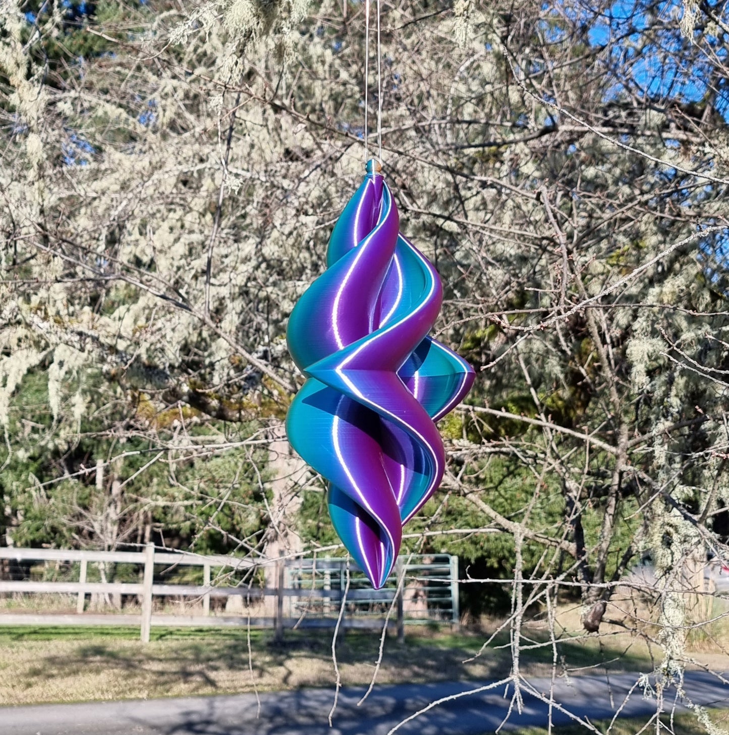 Duality Spinner - Medium - Garden Ornament - Kinetic Wind Decor - Unique Gift - Bright & Colorful