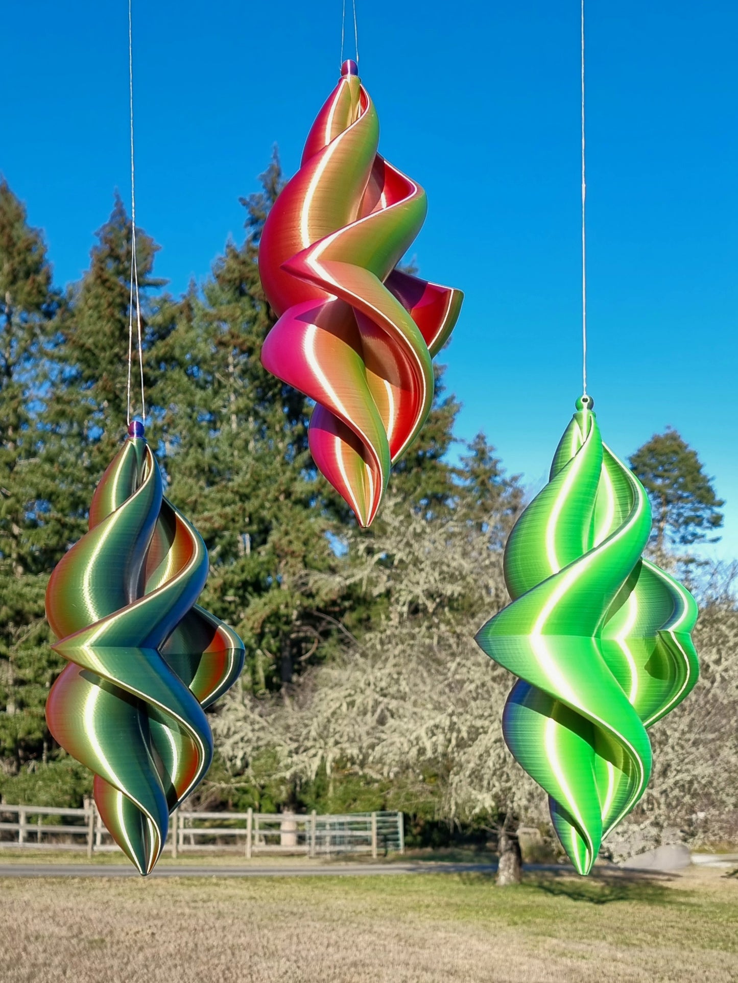Duality Spinner - Medium - Garden Ornament - Kinetic Wind Decor - Unique Gift - Bright & Colorful