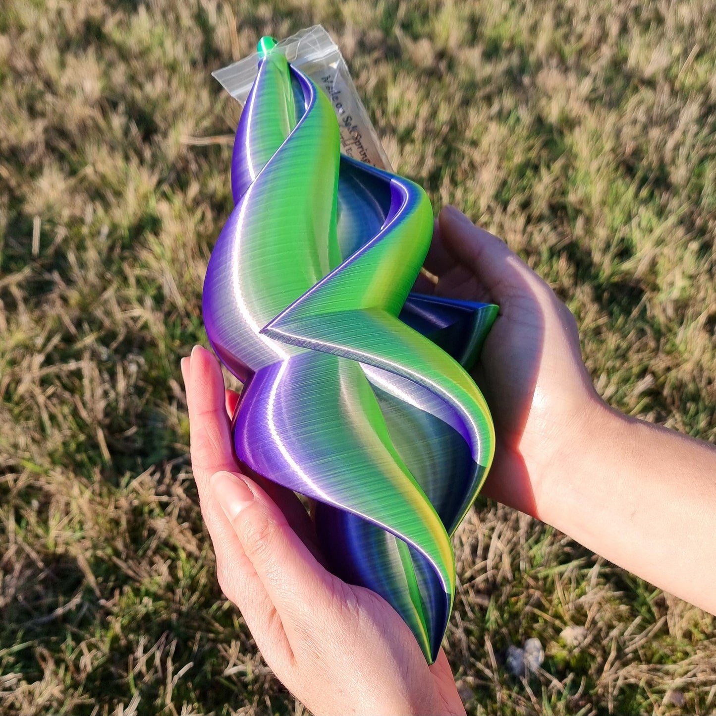 Duality Spinner - Medium - Garden Ornament - Kinetic Wind Decor - Unique Gift - Bright & Colorful