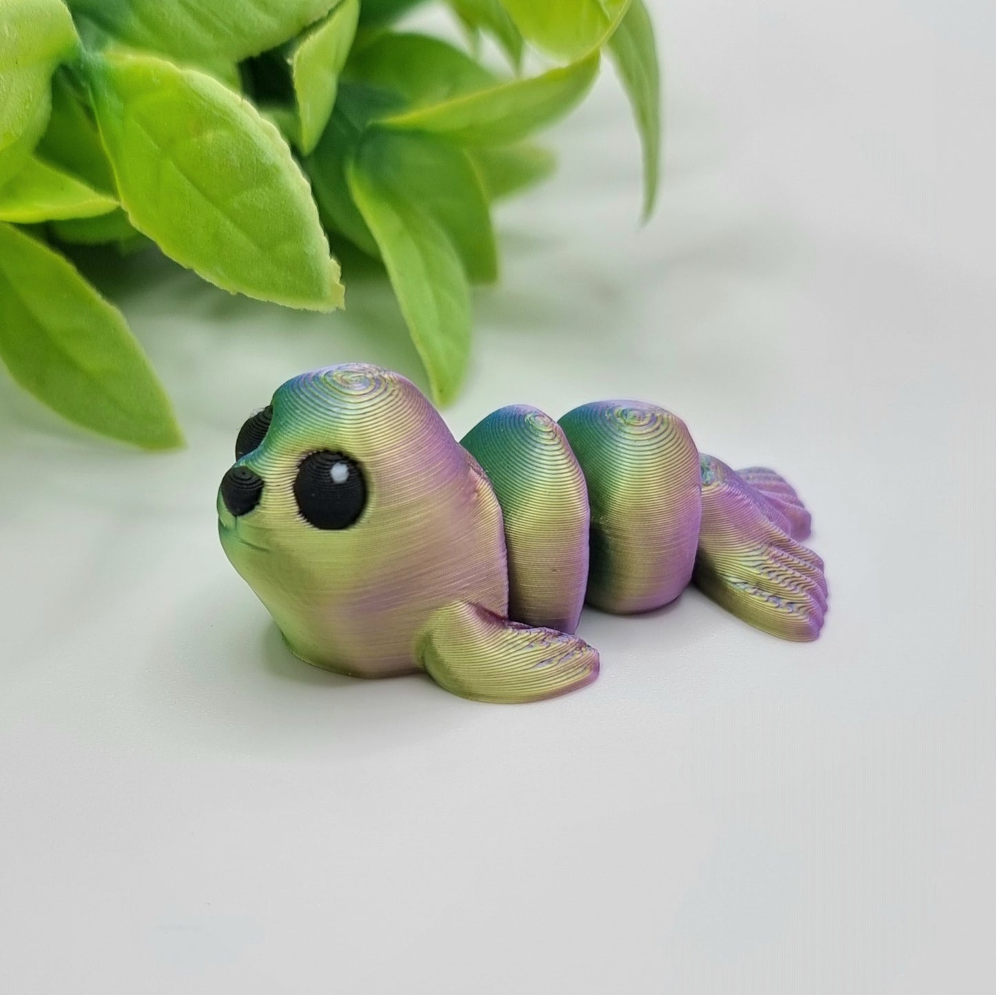 Seal Pup Minis - 3D Printed - Articulated Multi Colored Fidget Toy - Childrens Gifts