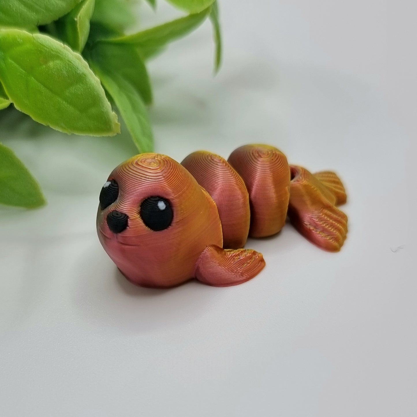Seal Pup Minis - 3D Printed - Articulated Multi Colored Fidget Toy - Childrens Gifts