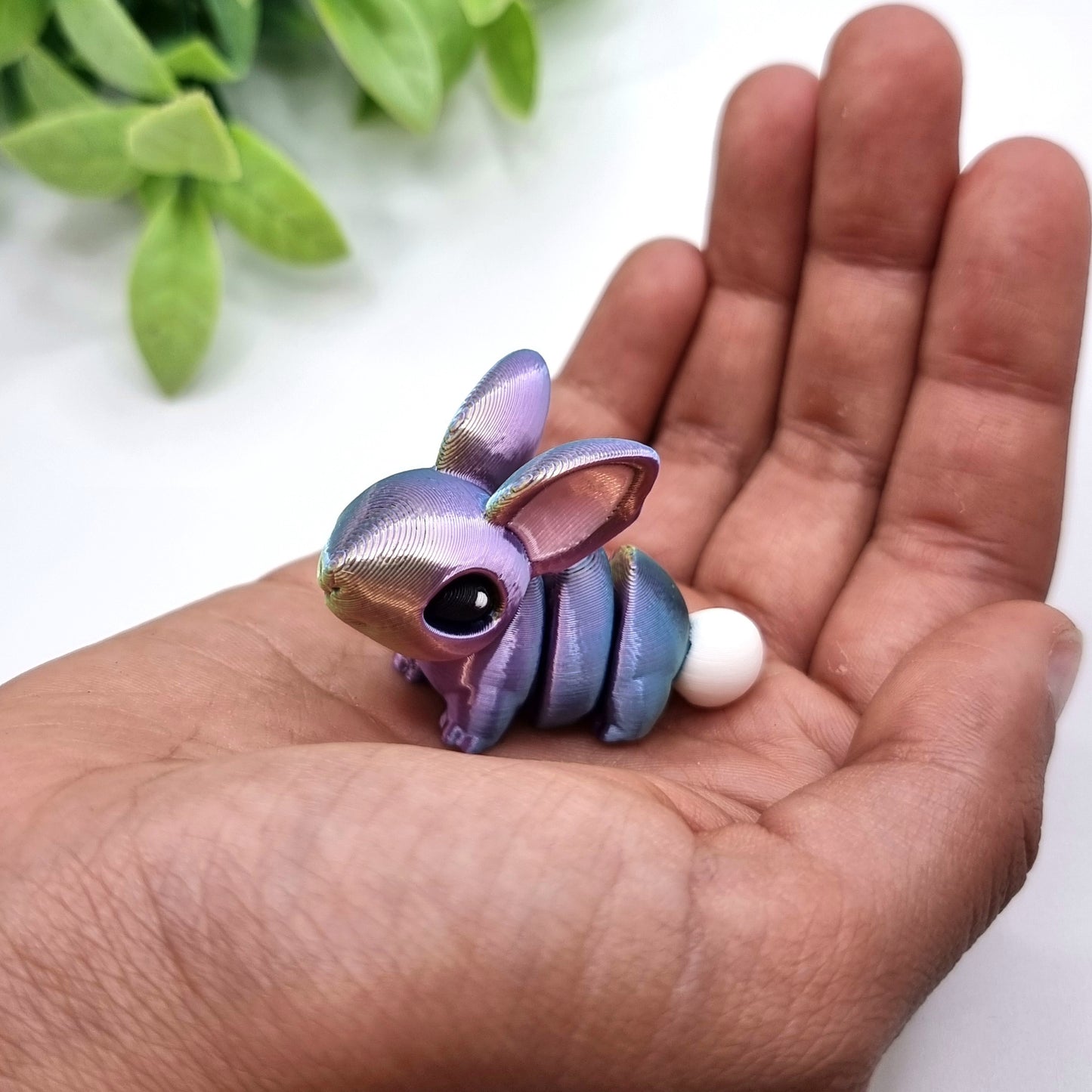 Bunny Mini - 3D Printed - Articulated Multi Colored Fidget Toy - Sensory Gifts - Adorable
