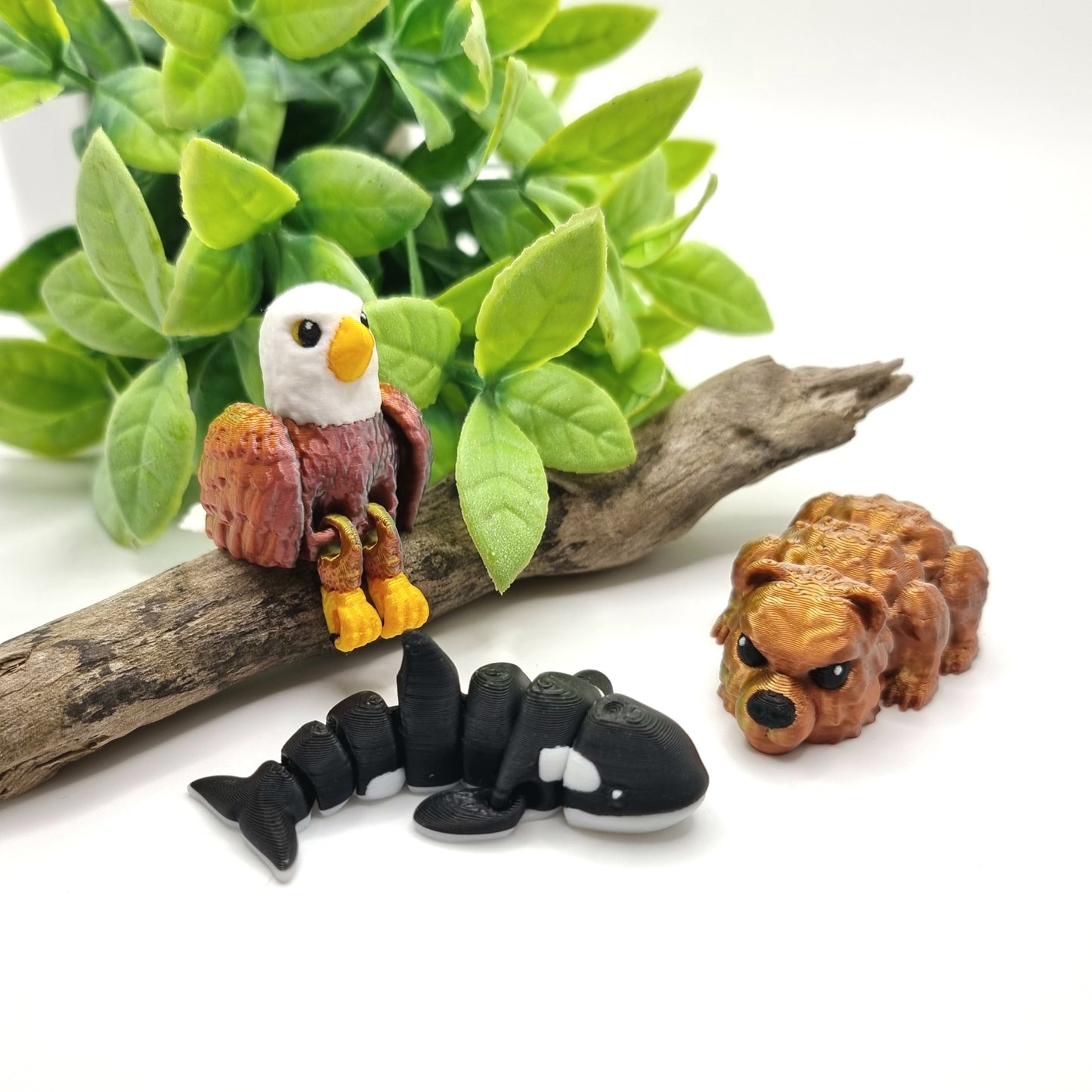 West Coast Critters - 3D Printed - Articulated Multi Colored Fidget Toy - Sensory Gift - Nature