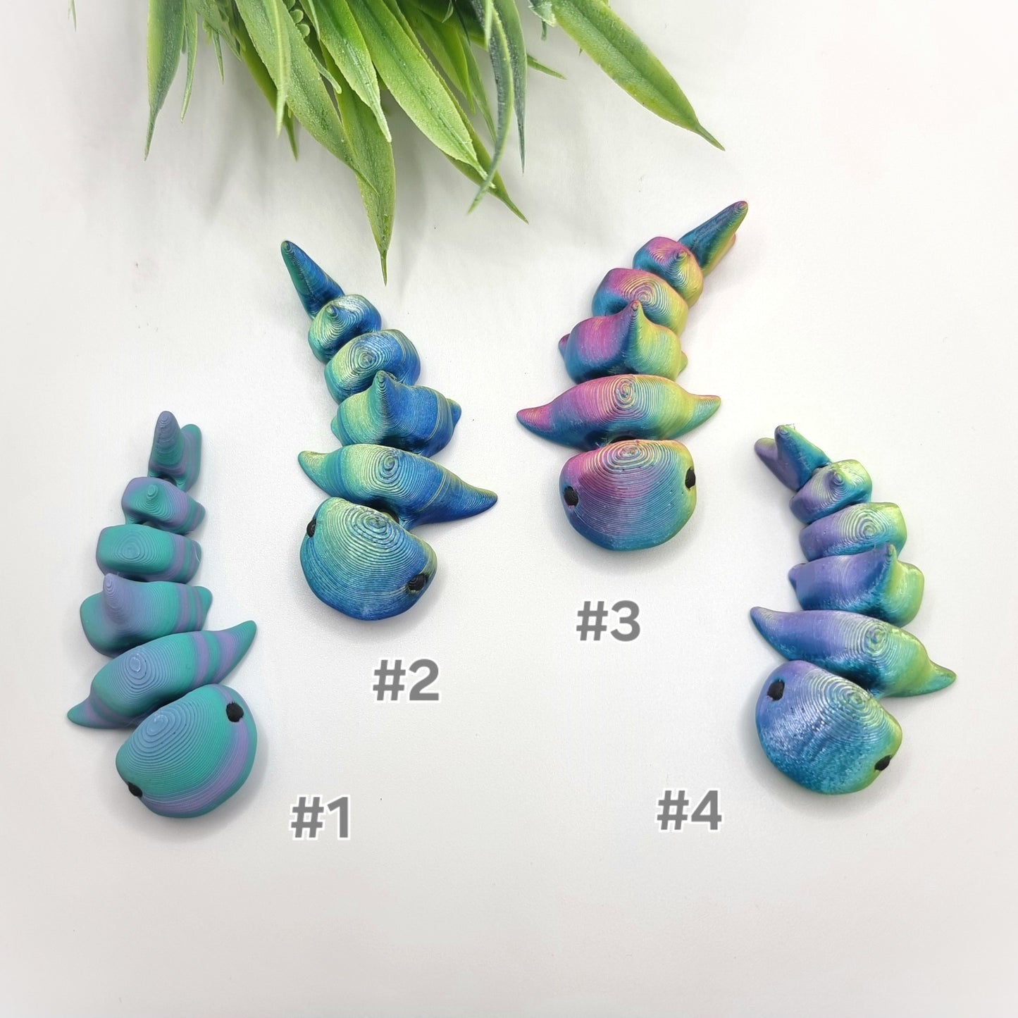 Whale Shark Mini - 3D Printed - Articulated Multi Colored Fidget Toy - Kids Gifts - Ocean Critters