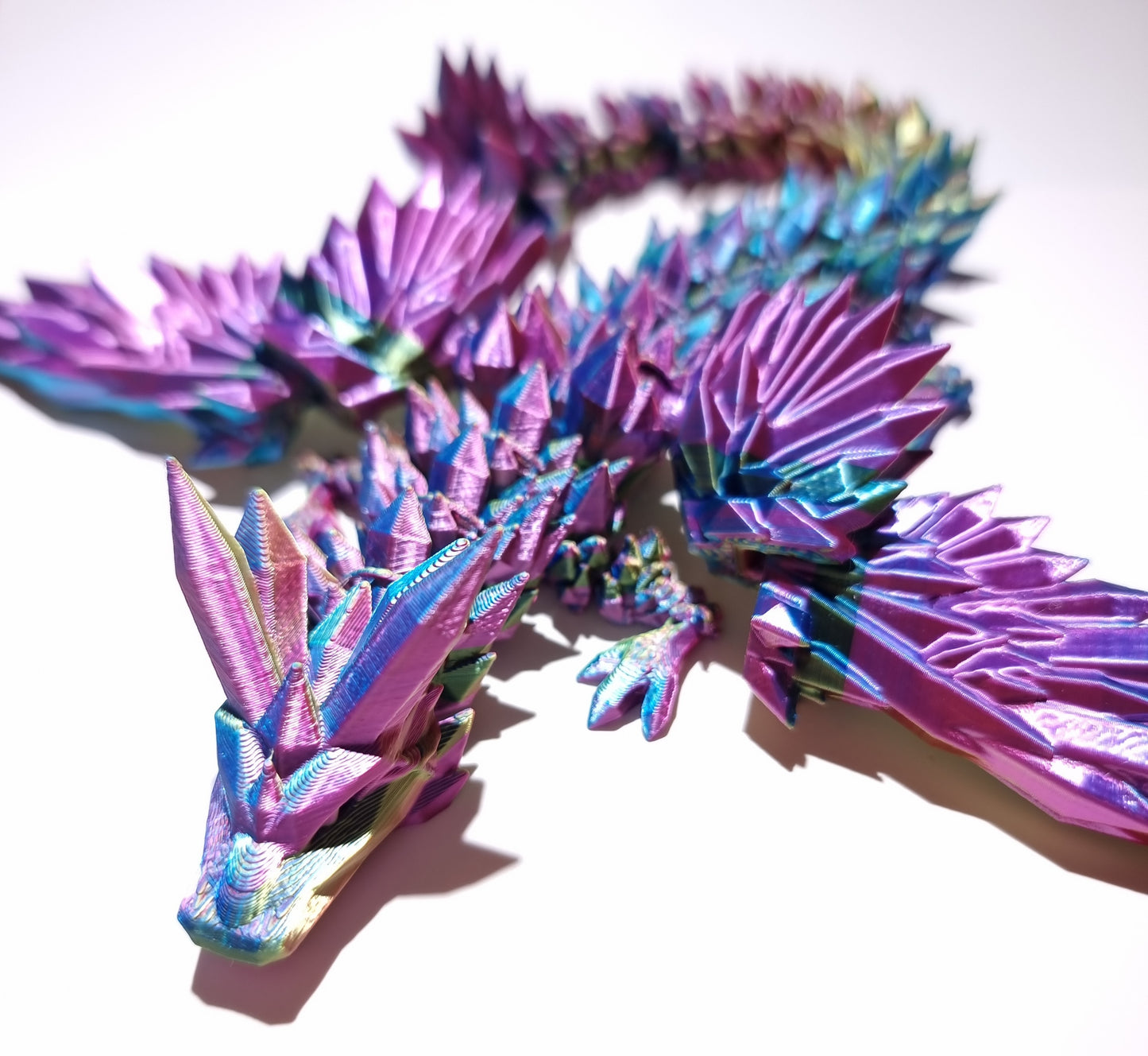 Small - Crystal Wing Dragons - 3D Printed Articulated Fantasy Creatures