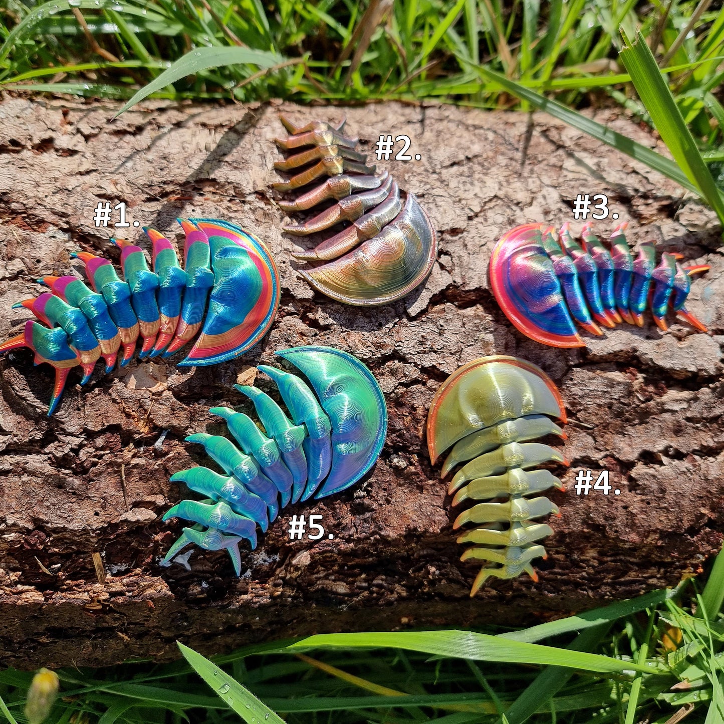Trilobites - Flexible Articulated Fidget Creature