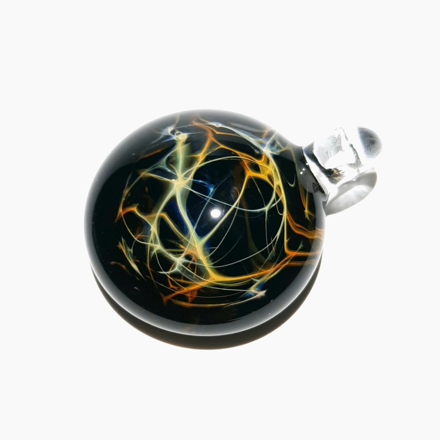 Heady Earth Necklace - Boro - Blown Glass Pendant - Lampwork - Glass Jewelry - Free Shipping - Universe - Heady Glass - Ready to ship!!