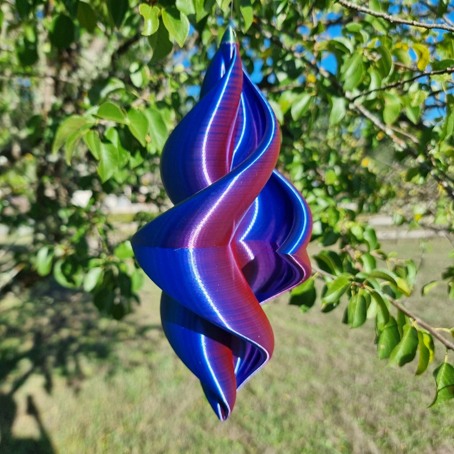 Duality Spinner - Medium - Garden Ornament - Kinetic Wind Decor - Unique Gift - Bright & Colorful