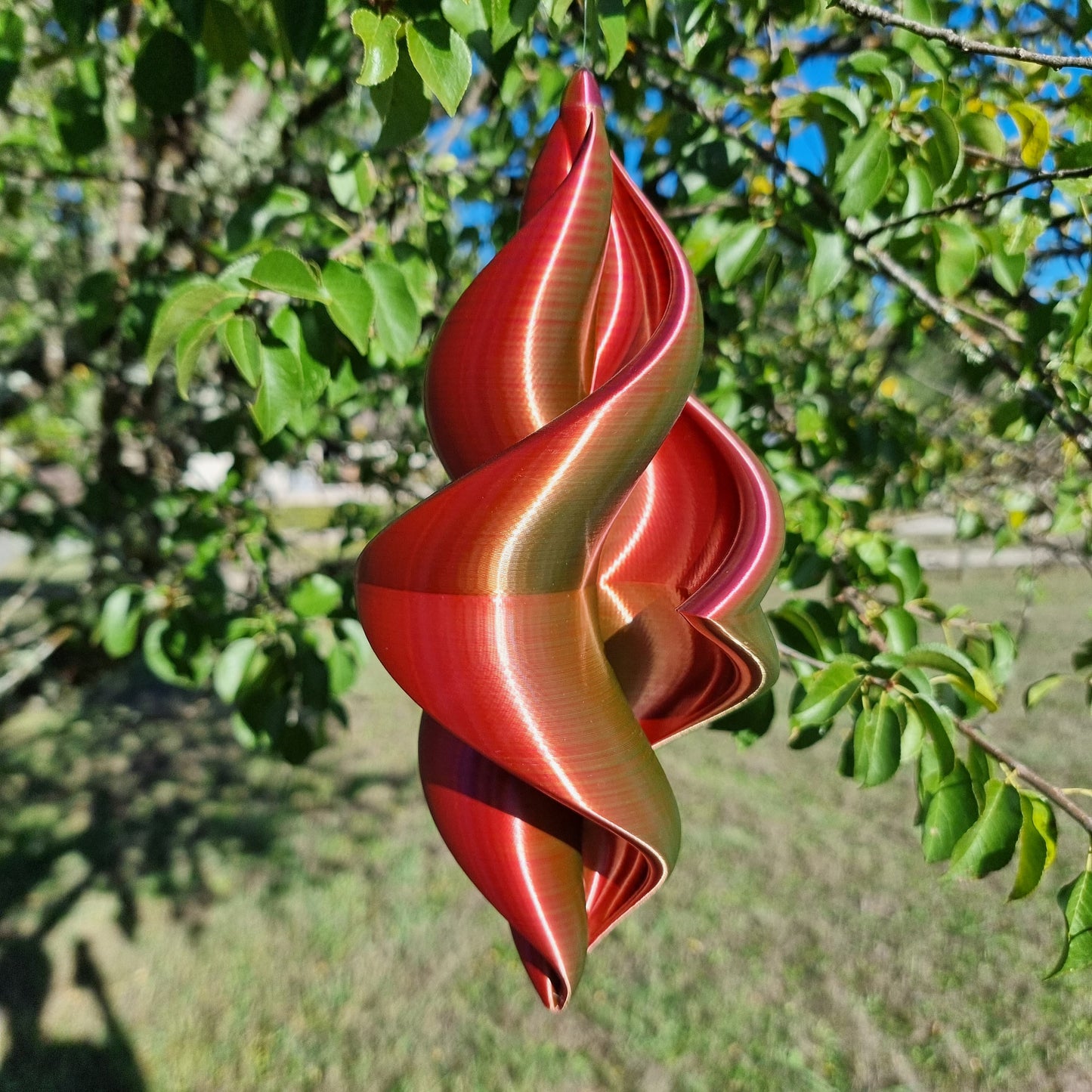 Duality Spinner - Medium - Garden Ornament - Kinetic Wind Decor - Unique Gift - Bright & Colorful