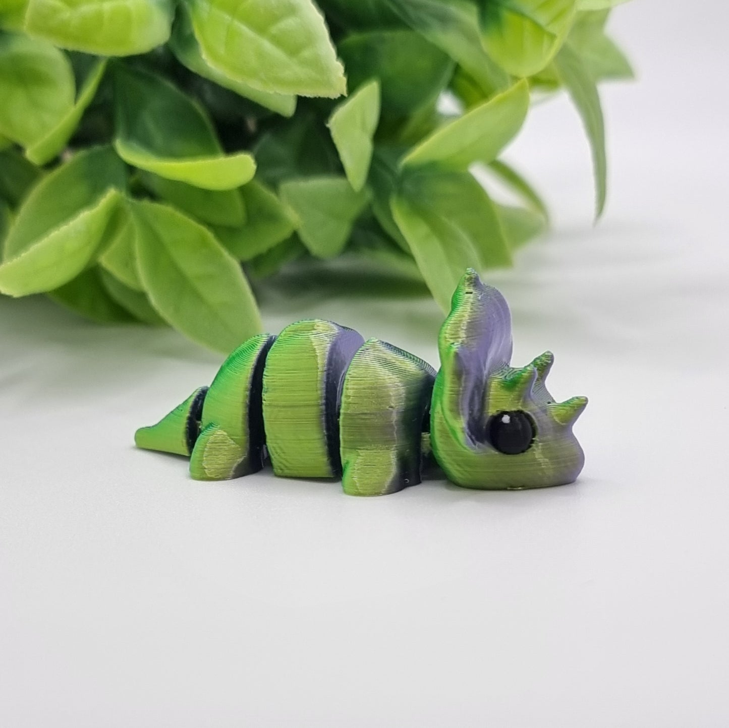 Dino Minis - 3D Printed - Articulated Multi Colored Fidget Dinosaur Toy - Kids Gifts