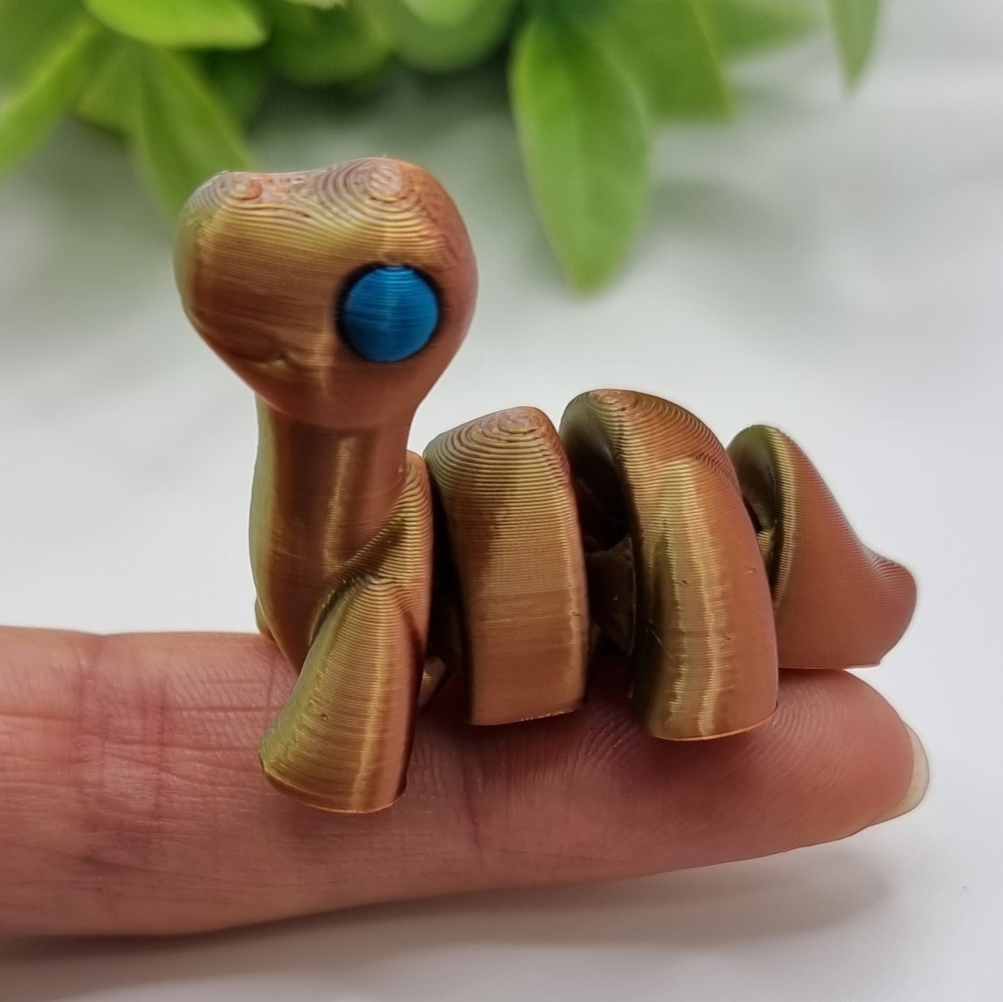 Dino Minis - 3D Printed - Articulated Multi Colored Fidget Dinosaur Toy - Kids Gifts