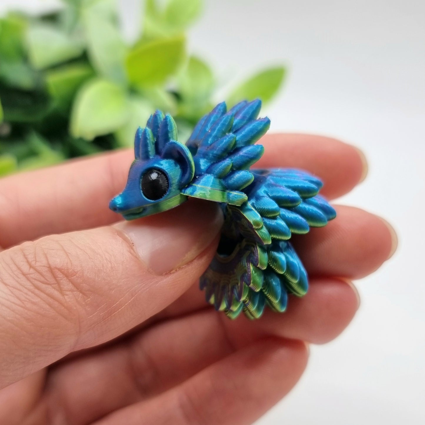Hedgehog Mini - 3D Printed - Articulated Multi Colored Fidget Nature Toy