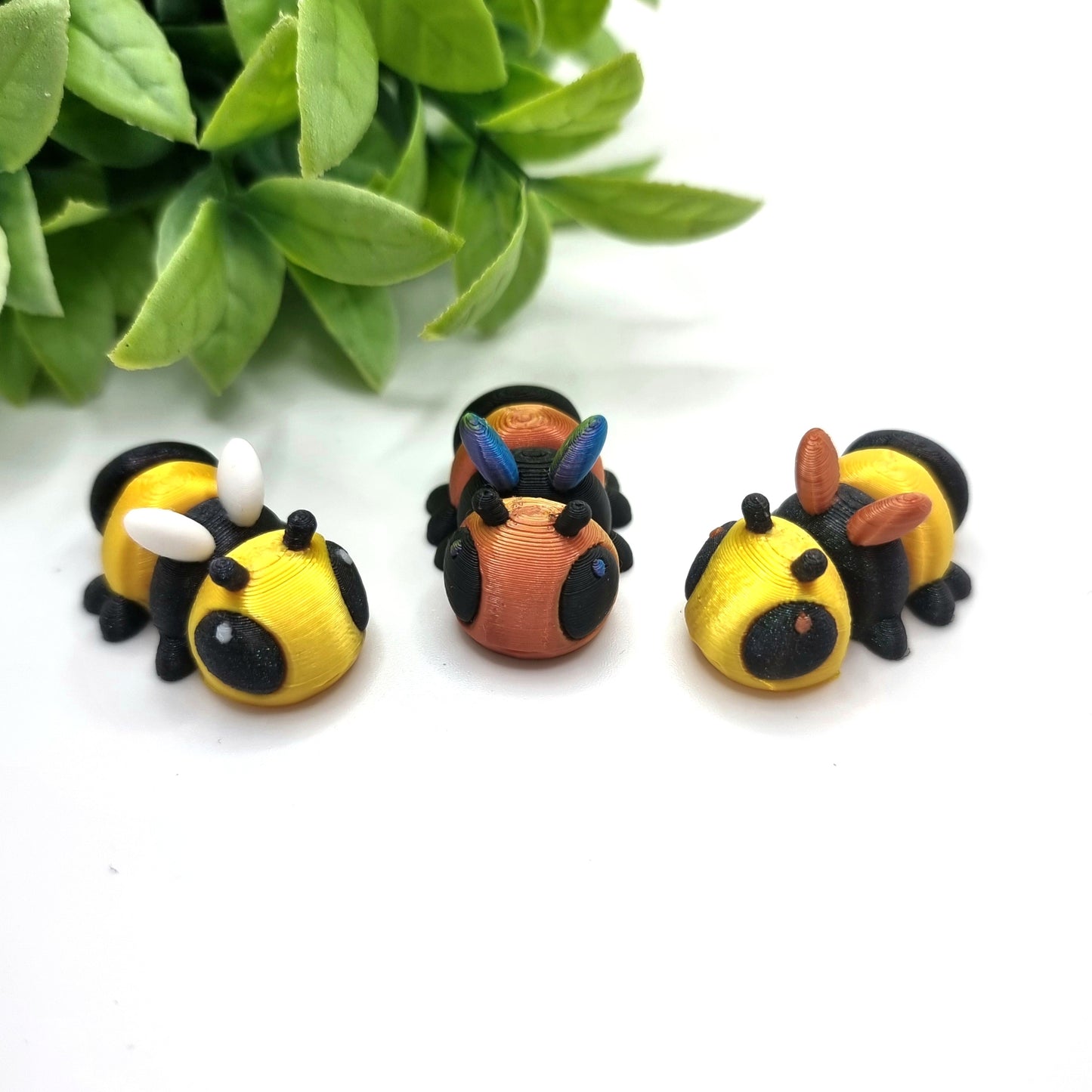 Bee Mini - 3D Printed - Articulated Colorful Fidget Toy - Sensory Gifts