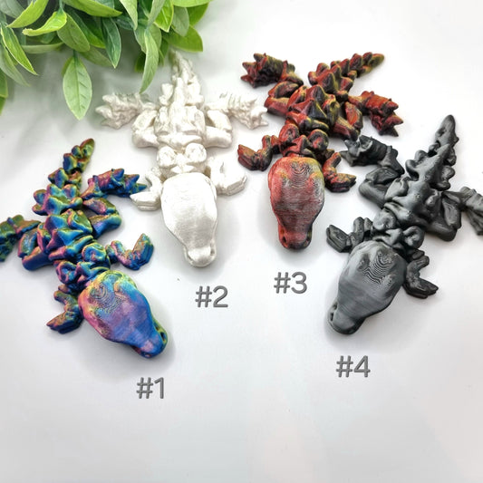 T-Rex Medium - 3D Printed - Articulated Multi Colored Fidget Toy - Satisfying Gifts