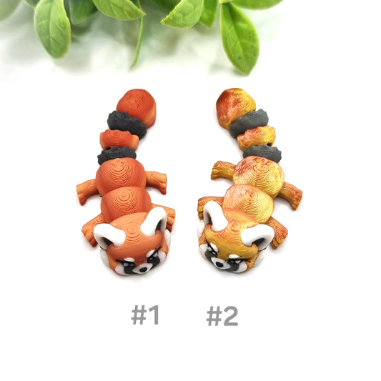 Red Panda Mini - 3D Printed - Articulated Multi Colored Fidget Toy - Sensory Gifts