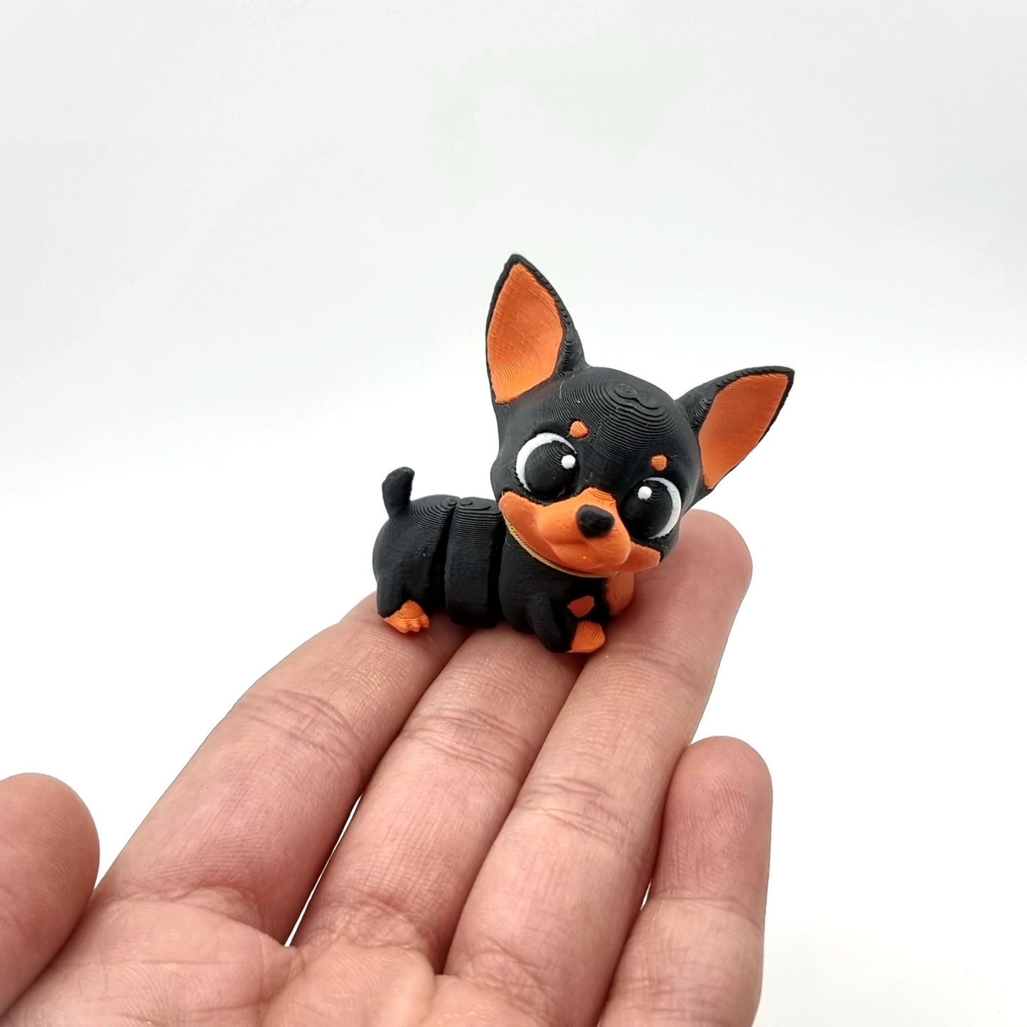 Dog Mini - 3D Printed - Articulated Multi Colored Fidget Toy - Sensory Gifts - Pets