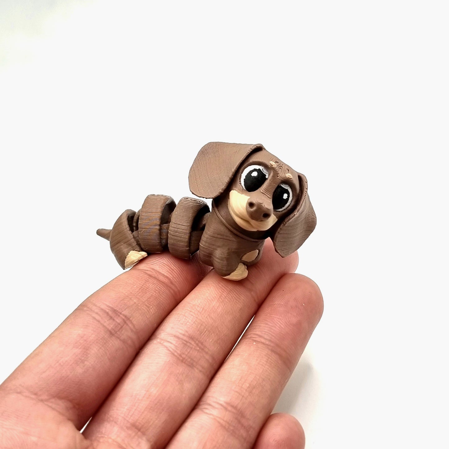 Dog Mini - 3D Printed - Articulated Multi Colored Fidget Toy - Sensory Gifts - Pets