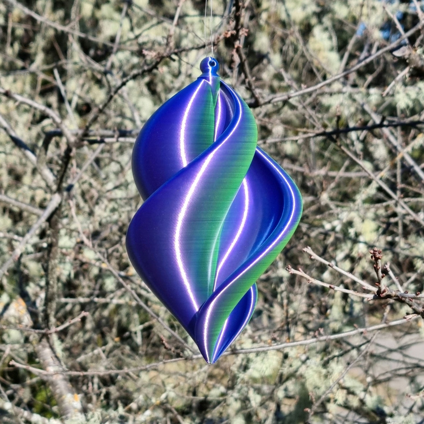 Sea Shell Spinner - Small - Wind Art - Garden Decoration - Ocean Gift - Unique - 3D Printed