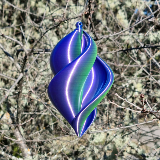 Sea Shell Spinner - Small - Wind Art - Garden Decoration - Ocean Gift - Unique - 3D Printed