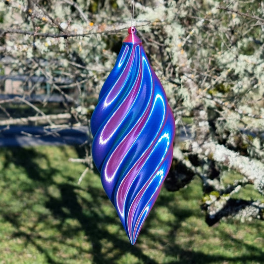 Wavelet Spinner - Small - Garden Ornament - Kinetic Wind Decor - Unique Gift - Bright & Colorful