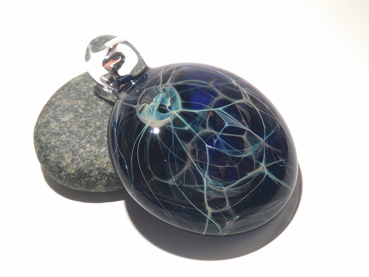 Heady Universe - Boro - Blown Glass Pendant - Lampwork - Glass Jewelry - Free Shipping - Heady Glass - Ready to ship!!