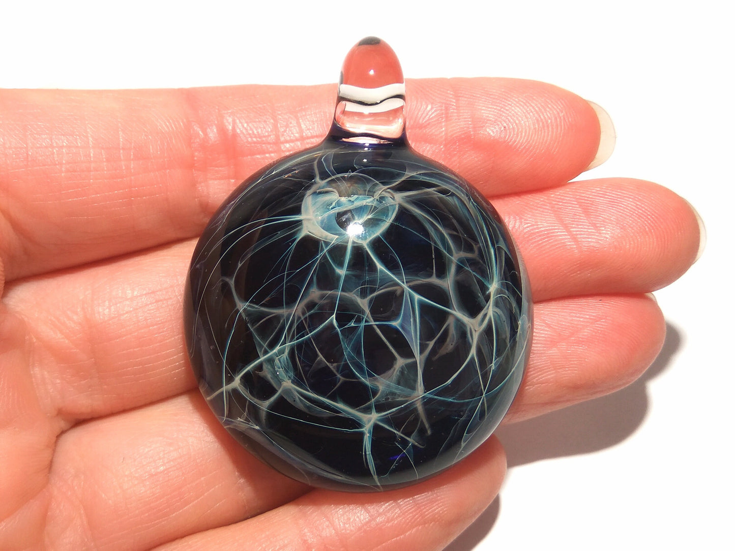 Heady Universe - Boro - Blown Glass Pendant - Lampwork - Glass Jewelry - Free Shipping - Heady Glass - Ready to ship!!