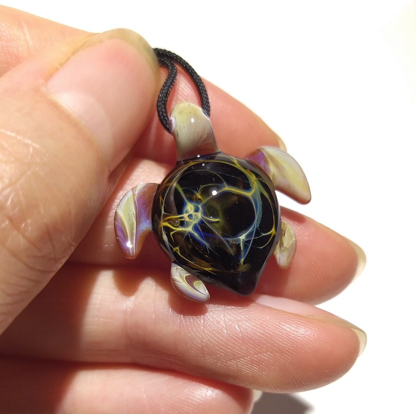 Miniature Turtle - Sea Turtle - Heady Glass - Handmade - Turtle Jewelry - Turtle Jewelry Gift - Beach Jewelry - Boro Focal Bead - Heady!